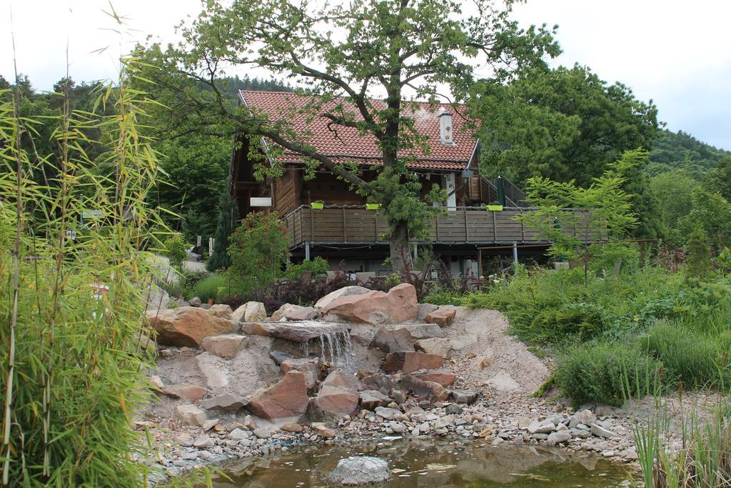 Kastanienhof Apartment Hotel Dannenfels Bagian luar foto